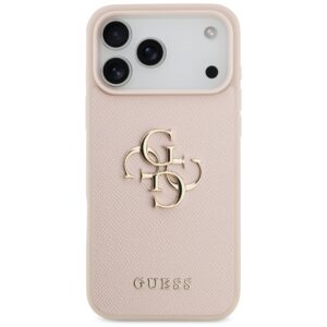 Original dėklas GUESS Grained Big 4G & Classic Logo skirtas Apple iPhone 17 Pro Max pink - Image 3