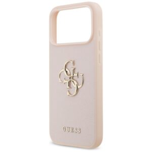 Original dėklas GUESS Grained Big 4G & Classic Logo skirtas Apple iPhone 17 Pro Max pink - Image 6