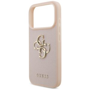 Original dėklas GUESS Grained Big 4G & Classic Logo skirtas Apple iPhone 17 Pro pink - Image 6