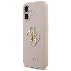Original dėklas GUESS Grained Big 4G & Classic Logo skirtas Apple iPhone 17 pink - Image 2