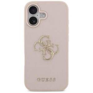 Original dėklas GUESS Grained Big 4G & Classic Logo skirtas Apple iPhone 17 pink - Image 3