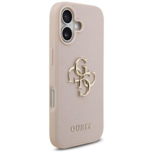 Original dėklas GUESS Grained Big 4G & Classic Logo skirtas Apple iPhone 17 pink - Image 4