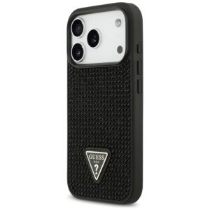 Original dėklas GUESS Rhinestone Triangle Logo skirtas Apple iPhone 17 Pro juodos spalvos - Image 2