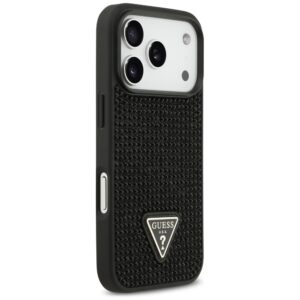Original dėklas GUESS Rhinestone Triangle Logo skirtas Apple iPhone 17 Pro juodos spalvos - Image 4
