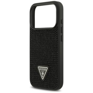 Original dėklas GUESS Rhinestone Triangle Logo skirtas Apple iPhone 17 Pro juodos spalvos - Image 6