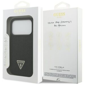 Original dėklas GUESS Rhinestone Triangle Logo skirtas Apple iPhone 17 Pro juodos spalvos - Image 8