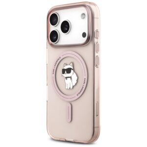 Original Pouch KARL LAGERFELD IML Choupette MagSafe skirtas Apple iPhone 17 Pro pink - Image 2