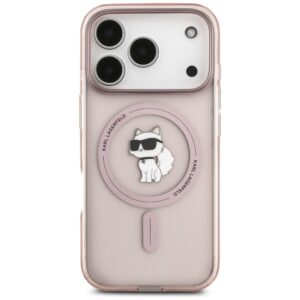 Original Pouch KARL LAGERFELD IML Choupette MagSafe skirtas Apple iPhone 17 Pro pink - Image 3