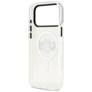 Original Pouch KARL LAGERFELD IML Choupette Sketch Logo Magsafe skirtas Apple iPhone 17 Pro Max skaidrus - Image 7