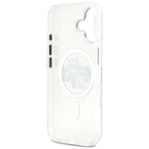 Original Pouch KARL LAGERFELD IML Glitter Karl & Choupette Sketch Logo Magsafe skirtas Apple iPhone 17 skaidrus - Image 7