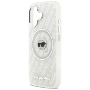 Original Pouch KARL LAGERFELD IML Karl Head Logo MagSafe skirtas Apple iPhone 17 pilkos spalvos - Image 6
