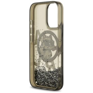 Original Pouch KARL LAGERFELD Liquid Glitter Choupette Logo MagSafe skirtas Apple iPhone 17 juodos spalvos - Image 7