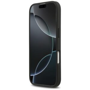 Original dėklas MERCEDES Leather Large Laurel Leave MagSafe skirtas Apple iPhone 17 juodos spalvos - Image 5