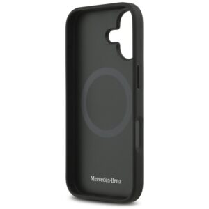 Original dėklas MERCEDES Leather Large Laurel Leave MagSafe skirtas Apple iPhone 17 juodos spalvos - Image 7
