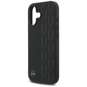 Original dėklas MERCEDES Leather Laurel Leaves MagSafe skirtas Apple iPhone 17 juodos spalvos - Image 6