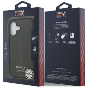Original dėklas RED BULL Kevlar Powerbar MagSafe skirtas Apple iPhone 17 juodos spalvos - Image 8
