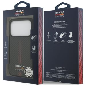 Original dėklas RED BULL Kevlar Powerbar MagSafe skirtas Apple iPhone 17 Pro juodos spalvos - Image 8