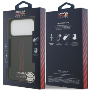 Original dėklas RED BULL Kevlar Powerbar MagSafe skirtas Apple iPhone 17 Pro Max juodos spalvos - Image 8