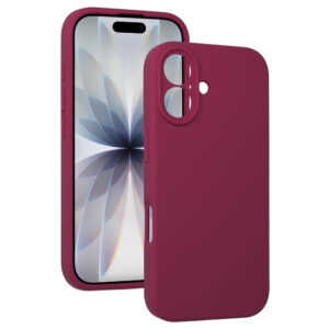 Silicone Lite dėklas skirtas Apple iPhone 17 burgundy - Image 4