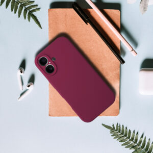 Silicone Lite dėklas skirtas Apple iPhone 17 burgundy - Image 5