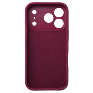 Silicone Lite dėklas skirtas Apple iPhone 17 Pro Max burgundy - Image 3