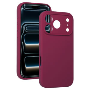 Silicone Lite dėklas skirtas Apple iPhone 17 Pro burgundy - Image 4