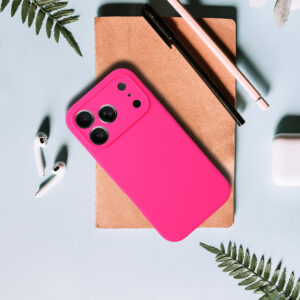 Silicone Lite dėklas skirtas Apple iPhone 17 Pro fuchsia - Image 5