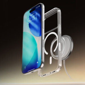 Rock Crystal Shield Series Magnetic dėklas skirtas Apple iPhone 17 Air skaidrus - Image 6