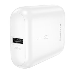 Borofone Power Bank 5000mAh BJ81 Stability - USB - baltos spalvos - Image 2