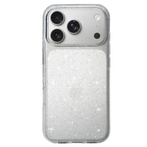 Crystal Glitter dėklas skirtas Apple iPhone 17 Pro Silver - Image 2