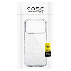 Crystal Glitter dėklas skirtas Apple iPhone 17 Pro Max Silver - Image 5