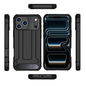 Armor Carbon dėklas skirtas Apple iPhone 17 Pro juodos spalvos - Image 4