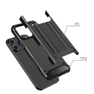 Armor Carbon dėklas skirtas Apple iPhone 17 Pro juodos spalvos - Image 2