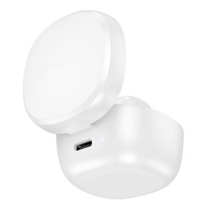 Borofone TWS Bluetooth ausinės BW97 Clear baltos spalvos - Image 2