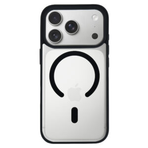 Acrylic Color Magsafe dėklas skirtas Apple iPhone 17 Pro juodos spalvos - Image 2