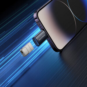Borofone Adapter BV26 - USB to Lightning - juodos spalvos - Image 8
