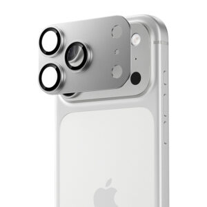 Benks Tempered glass Glass Warrior Metal Integrated Lens Protector (C070) for Iphone 17 Pro Max (lens 3 pieces) baltos spalvos - Image 2