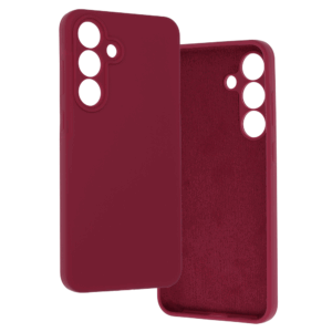Silicone Lite dėklas skirtas Samsung Galaxy S25 FE burgundy - Image 4