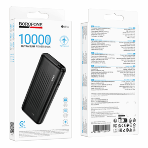Borofone Power Bank 10000mAh BJ81A Astute - 2xUSB - juodos spalvos - Image 7