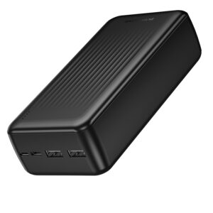 Borofone Power Bank 30000mAh BJ78B Clever - 2xUSB - juodos spalvos - Image 5