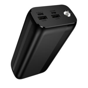 Borofone Power Bank 30000mAh BJ86A Victoria - 2xUSB - juodos spalvos - Image 5