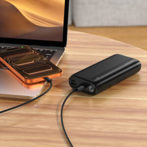 Borofone Power Bank 20000mAh BJ86 Victoria - 2xUSB - juodos spalvos - Image 7
