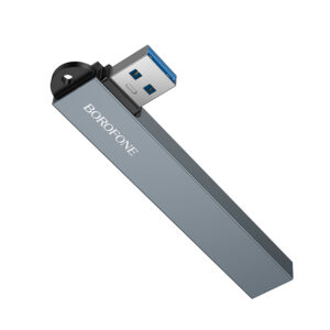 Borofone Adapter HUB FH1 4 in 1 - USB to 3xUSB 2.0 + USB 3.0 - pillows spalvos - Image 3