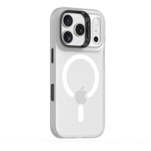 Benks Magnetic Lucid Armor dėklas (K070) skirtas Apple iPhone 17 Pro Max baltos spalvos (Camera Control Button) - Image 3