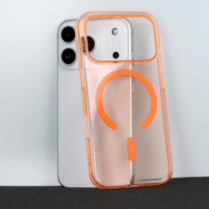 skaidrus Slim Magsafe dėklas do Iphone 17 Pro cosmic orange - Image 5