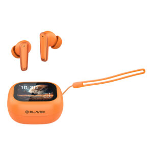 Blavec Bluetooth TWS ausinės BW-07 Live with LCD display (BW07L-O) orange - Image 5