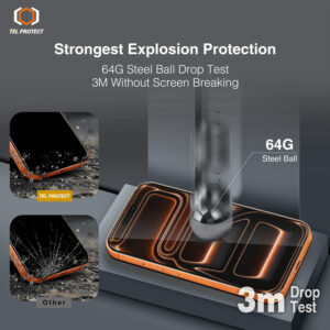 Tempered glass Tel Protect 10X HD DLC Diamond Coating for Samsung Galaxy S24/S25 (with fingerprint unlock) - Image 9