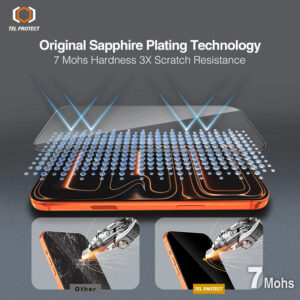 Tempered glass Tel Protect 10X HD DLC Diamond Coating for Samsung Galaxy S25 ULTRA (with fingerprint unlock) - Image 7