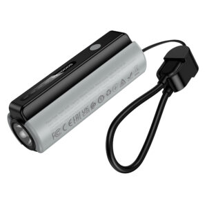 Borofone Power Bank 5000mAh BJ87 Star - Typ C - with flashlight juodos spalvos - Image 5
