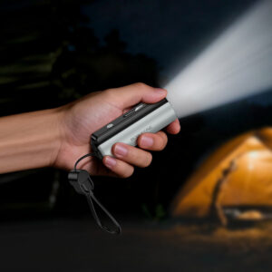 Borofone Power Bank 5000mAh BJ87 Star - Typ C - with flashlight juodos spalvos - Image 8